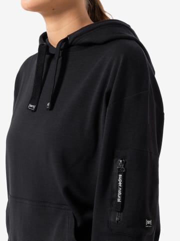 super.natural Hoodie "Favourite Pocket" in Schwarz