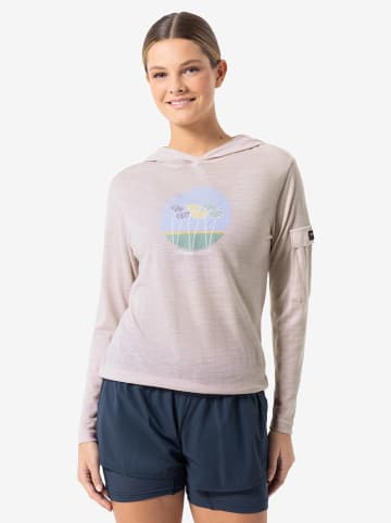 super.natural Hoodie "Tulips" in Rosa