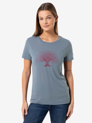 super.natural Functioneel shirt "Tree Of Knowledge" lichtblauw