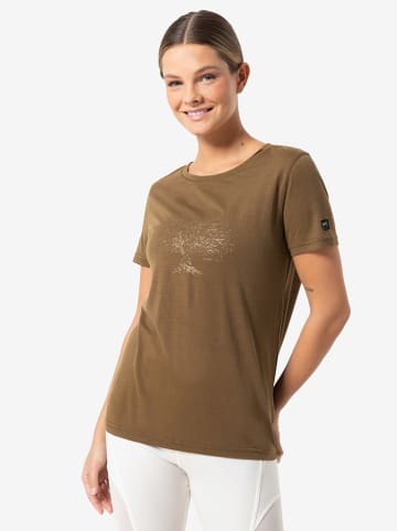 super.natural Functioneel shirt "Tree Of Knowledge" lichtbruin