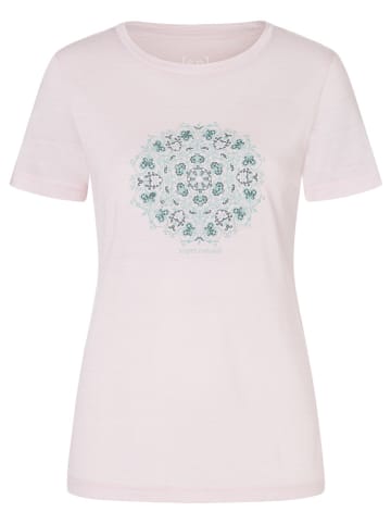 super.natural Functioneel shirt "Ornament" lichtroze