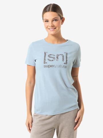 super.natural Funktionsshirt "Arabesque" in Hellblau