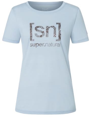 super.natural Funktionsshirt "Arabesque" in Hellblau