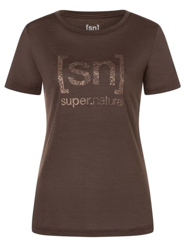 super.natural Funktionsshirt "Arabesque" in Braun