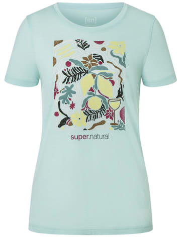 super.natural Functioneel shirt "Dolce Vita" turquoise