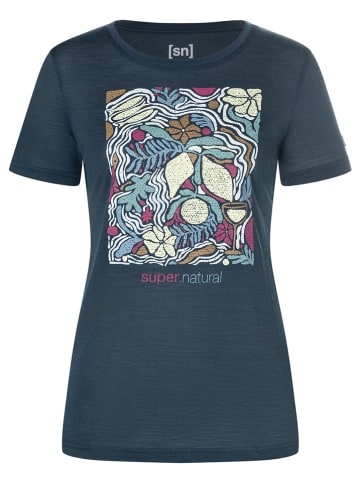 super.natural Functioneel shirt "Dolce Vita" donkerblauw