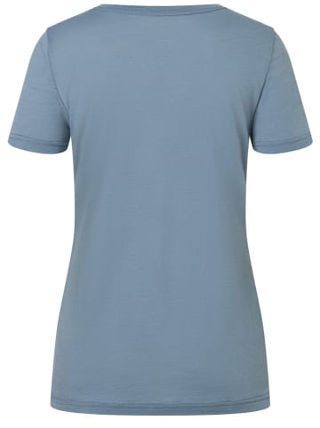 super.natural Funktionsshirt "Flower Market" in Hellblau