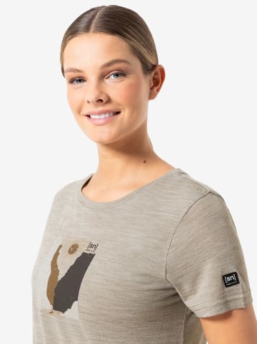 super.natural Funktionsshirt "Rio Grande" in Beige