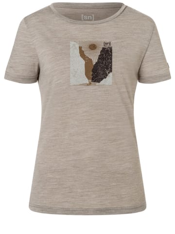 super.natural Funktionsshirt "Rio Grande" in Beige