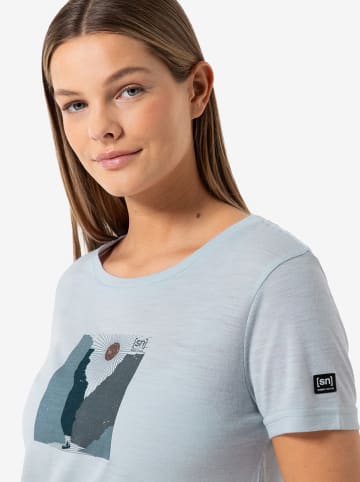 super.natural Funktionsshirt "Rio Grande" in Hellblau
