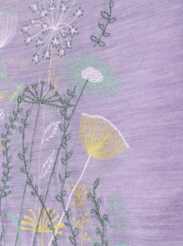 super.natural Funktionsshirt "Rock Flowers" in Lila