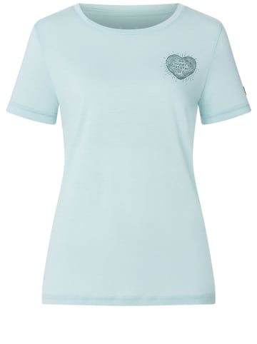 super.natural Funktionsshirt "Little Heartwood" in Hellblau
