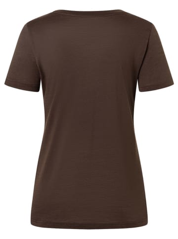 super.natural Functioneel shirt "Little Heartwood" bruin