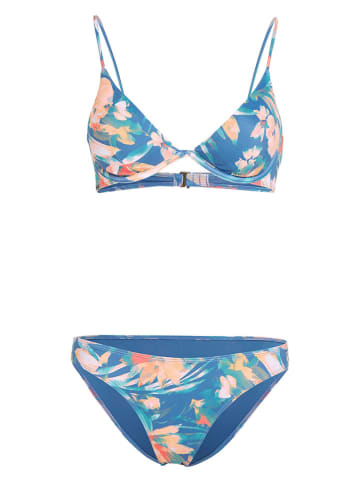 O'Neill Bikini "Rockley" w kolorze niebieskim ze wzorem
