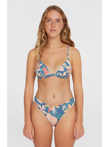 O'Neill Biustonosz bikini "Seaside" w kolorze niebieskim ze wzorem
