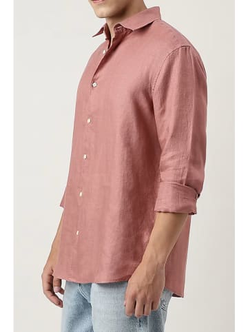 Marks & Spencer Leinen-Hemd in Altrosa