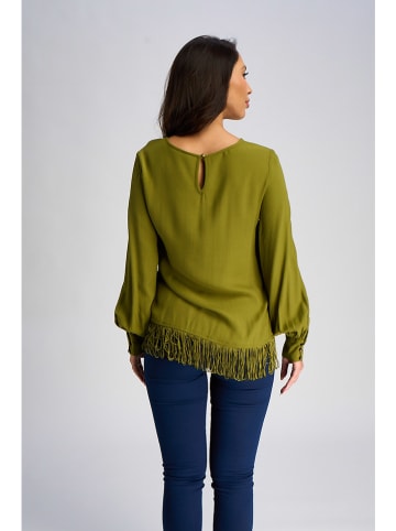 Marks & Spencer Bluse in Oliv