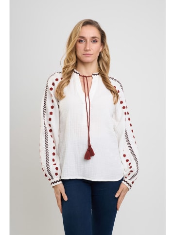Marks & Spencer Bluse in Creme