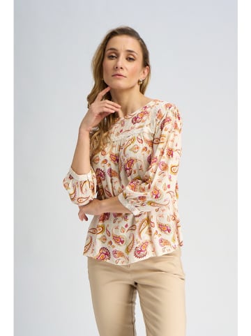Marks & Spencer Bluse in Beige/ Pink