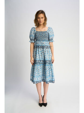 Marks & Spencer Sukienka w kolorze niebiesko-białym