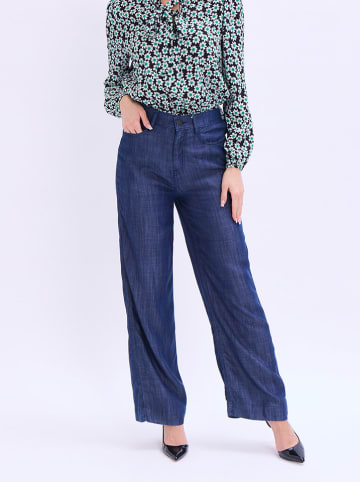 Marks & Spencer Marlenehose in Dunkelblau