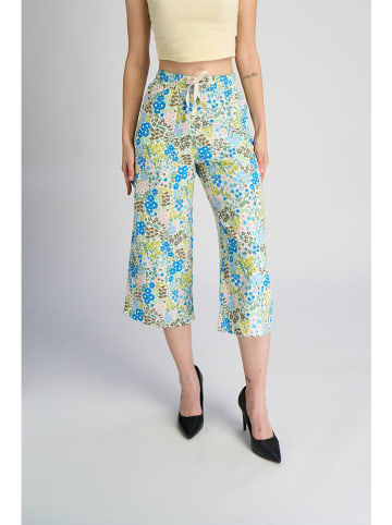 Marks & Spencer Culotte in Blau/ Grün