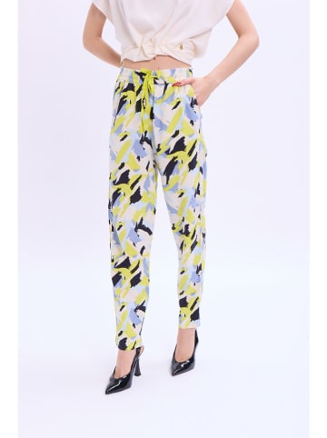 Marks & Spencer Broek wit/groen/zwart