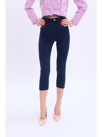 Marks & Spencer Caprihose in Dunkelblau