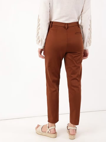 Marks & Spencer Spodnie chino w kolorze jasnobrązowym