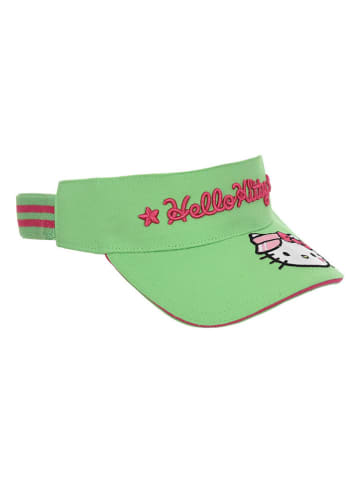 Hello Kitty Zonneklep "Hello Kitty" groen/roze