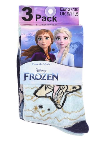 Disney Frozen 3-delige set: sokken "Frozen" meerkleurig