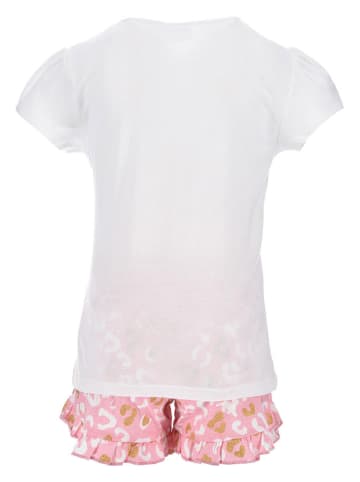 Disney König der Löwen Pyjama "Roi Lion" in Weiß/ Rosa/ Orange