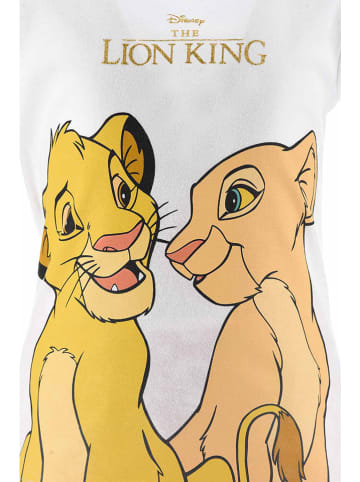 Disney König der Löwen Pyjama "Roi Lion" in Weiß/ Rosa/ Orange