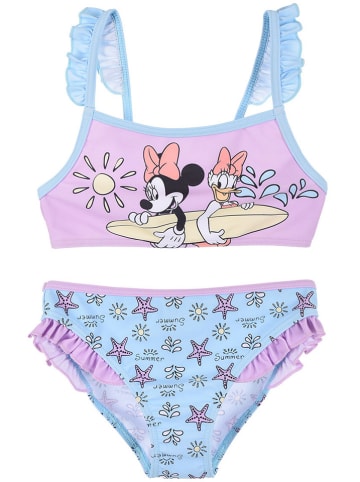 Disney Minnie Mouse Bikini "Minnie" w kolorze błękitno-fioletowym