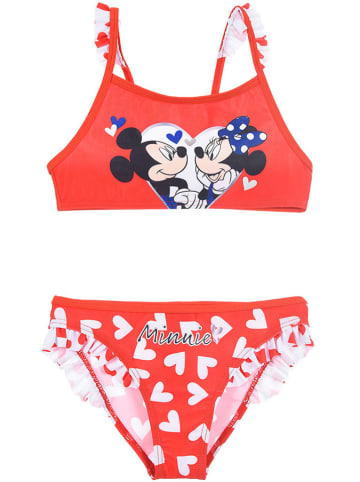 Disney Minnie Mouse Bikini-Set "Minnie" in Rot/ Weiß