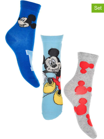 Disney Mickey Mouse 3er-Set: Socken "Mickey" in Bunt