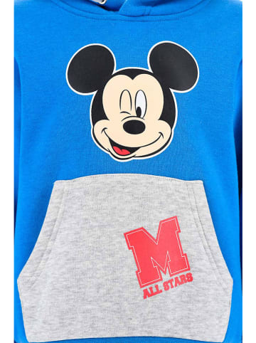 Disney Mickey Mouse Hoodie "Mickey" blauw/grijs/rood