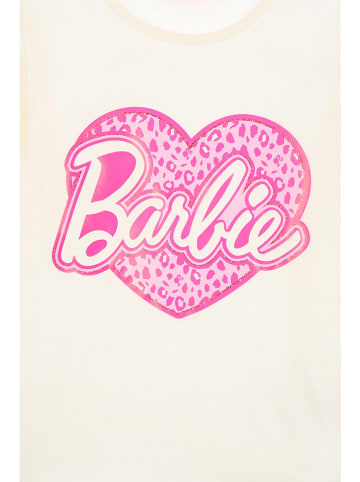 Barbie Longsleeve "Barbie" in Creme/ Pink