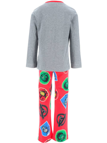 Avengers Pyjama "Avengers" in Grau/ Rot/ Bunt