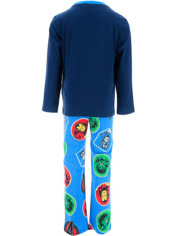 Avengers Pyjama "Avengers" in Blau/ Bunt
