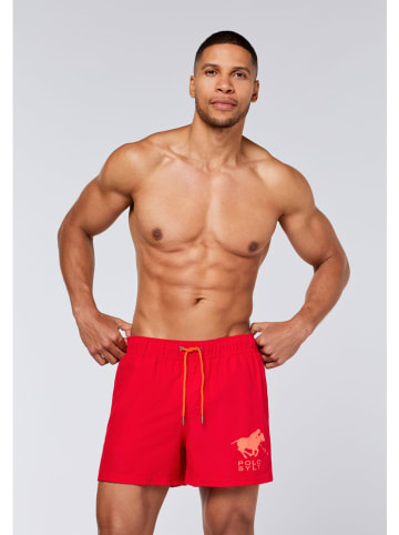 Polo Sylt Badeshorts in Rot