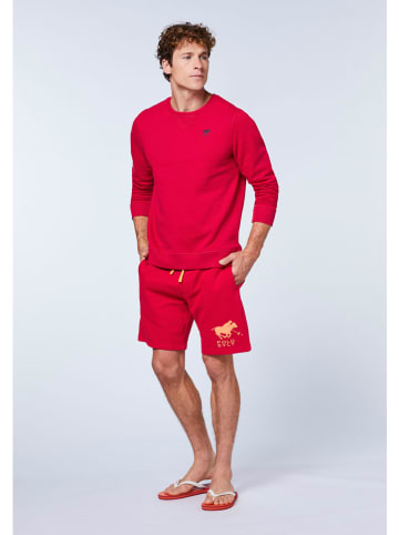 Polo Sylt Szorty w kolorze czerwonym