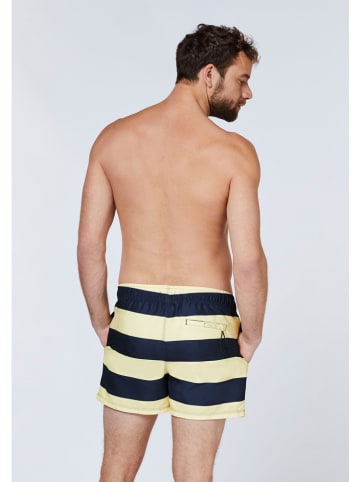 Polo Sylt Zwemshort geel/donkerblauw