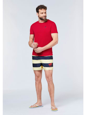 Polo Sylt Zwemshort geel/donkerblauw