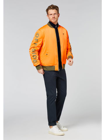 Polo Sylt Wende-Übergangsjacke in Khaki/ Orange