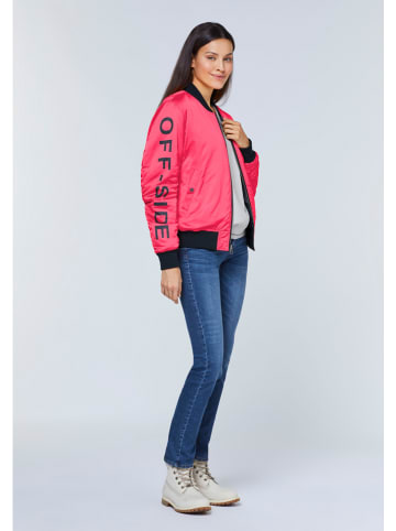 Polo Sylt Bomberjacke in Dunkelblau/ Pink