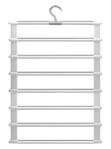 Joybos Kleiderbügel in Silber/ Weiß - (B)36 x (H)49 cm