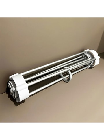 Joybos Kleiderbügel in Silber/ Weiß - (B)36 x (H)62 cm