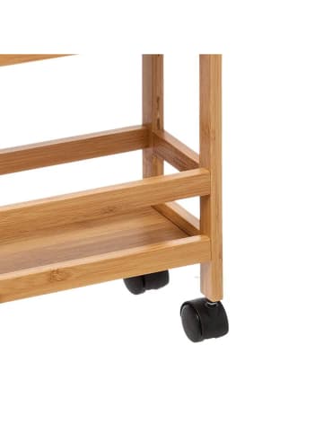 Joybos Badezimmerwagen in Hellbraun - (B)36 x (H)74,5 x (T)15 cm