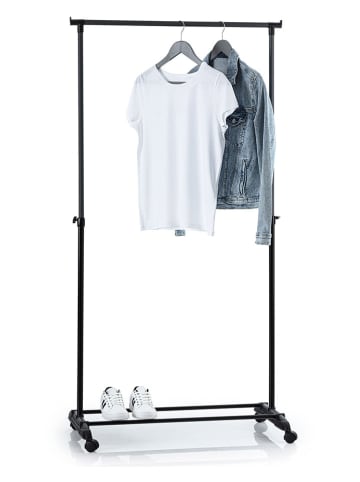 Joybos Kleiderständer in Schwarz - (B)160 x (H)80 x (T)42 cm